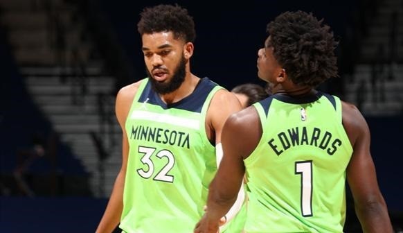  爱德华兹爆砍40分森林狼加时击败步行者获三连胜